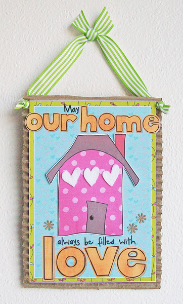 Our Home wallart