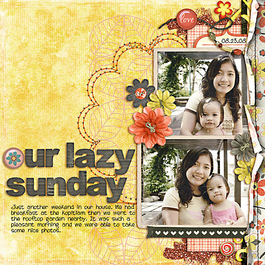 Our lazy Sunday