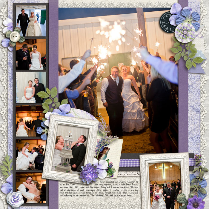 Our wedding (right)