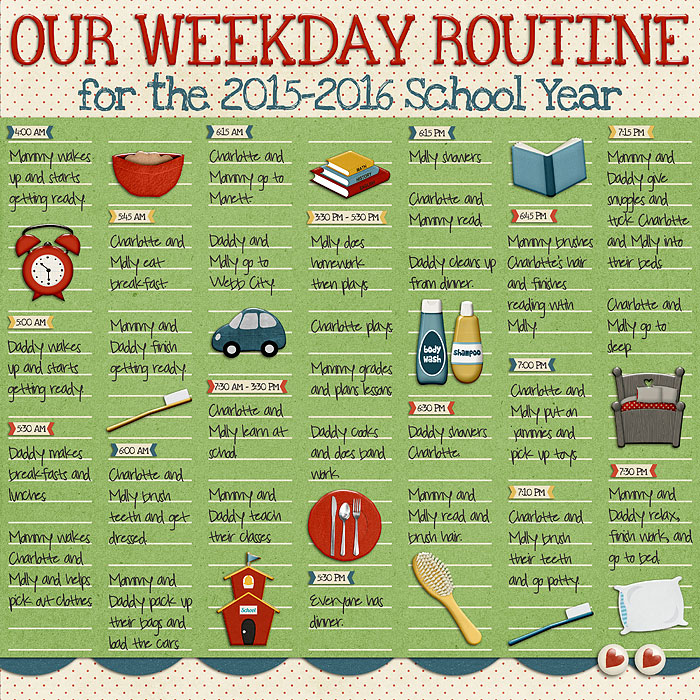 Our Weekday Routine