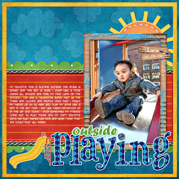 Outside Playing
