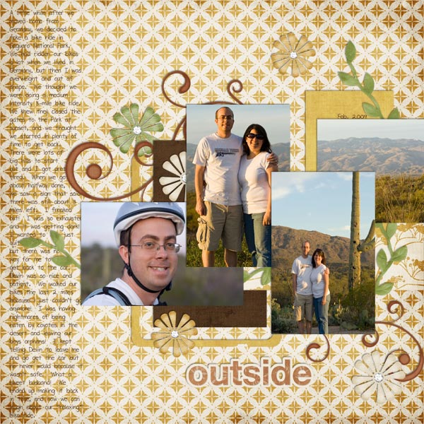 Outside