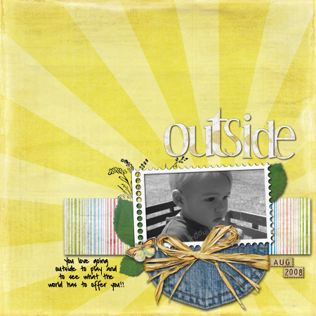 Outside