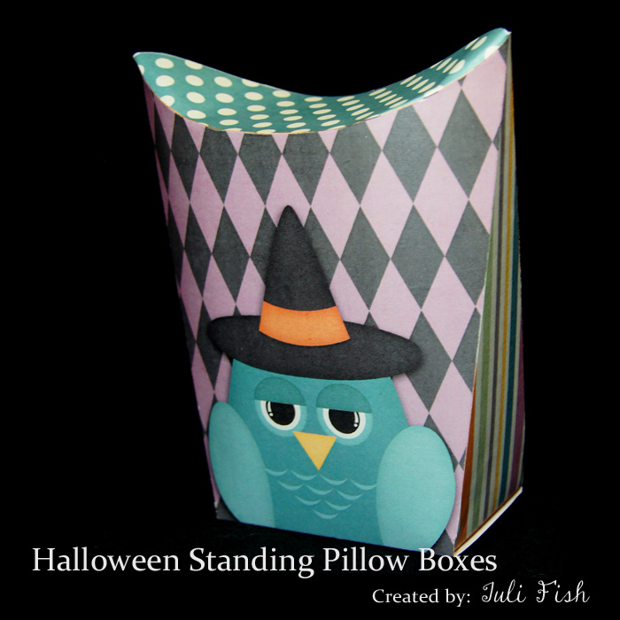 Owl Halloween gift box