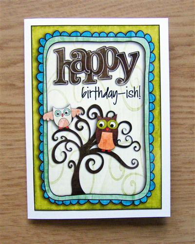 Owl Happy Birthday-ish Card