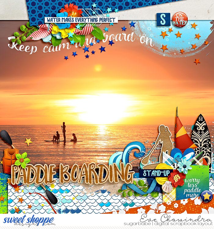 paddle boarding