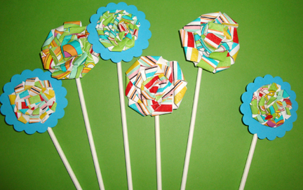 Paper flowers