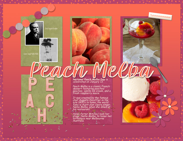 Peach Melba