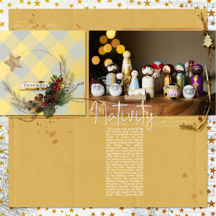 Peg Doll Nativity