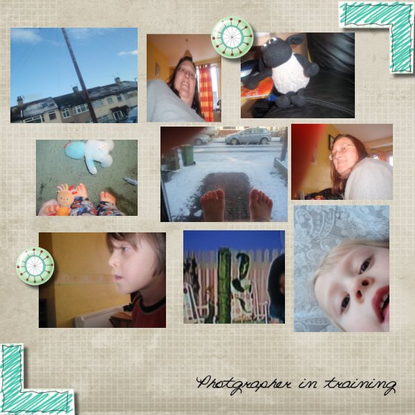 Photographer in training