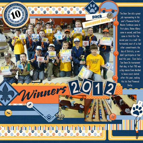 Pinewood Derby 2012