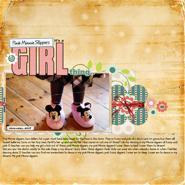 Pink Minnie Slippers