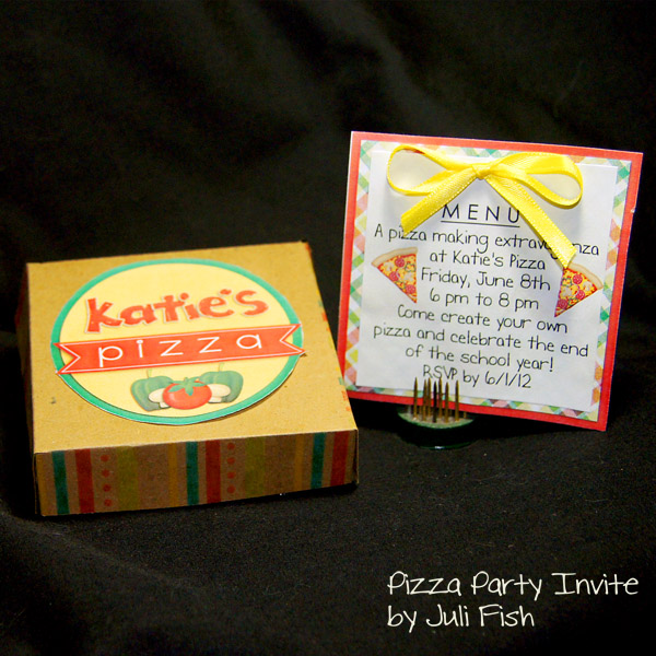 Pizza Party Invitation