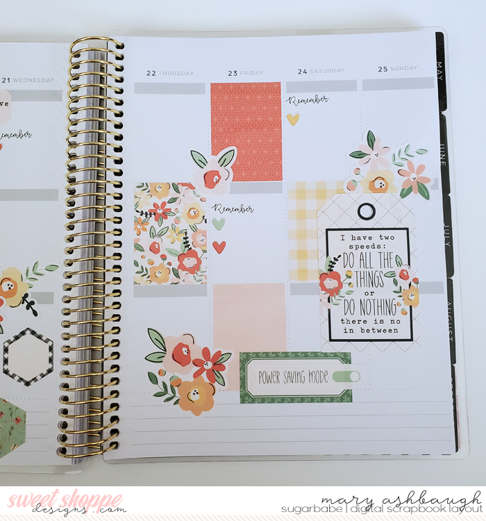 Planner Right Side