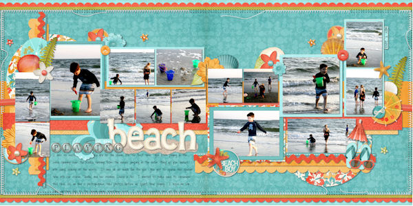 Playing at the Beach