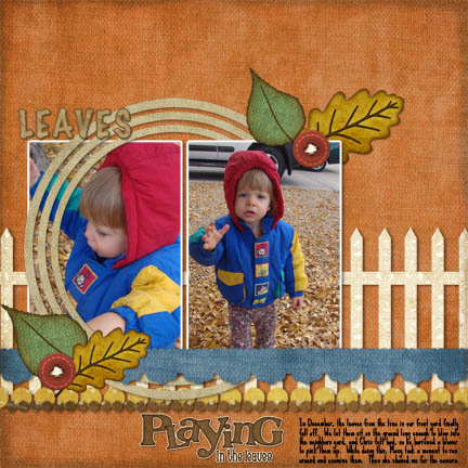 Playing in the Leaves