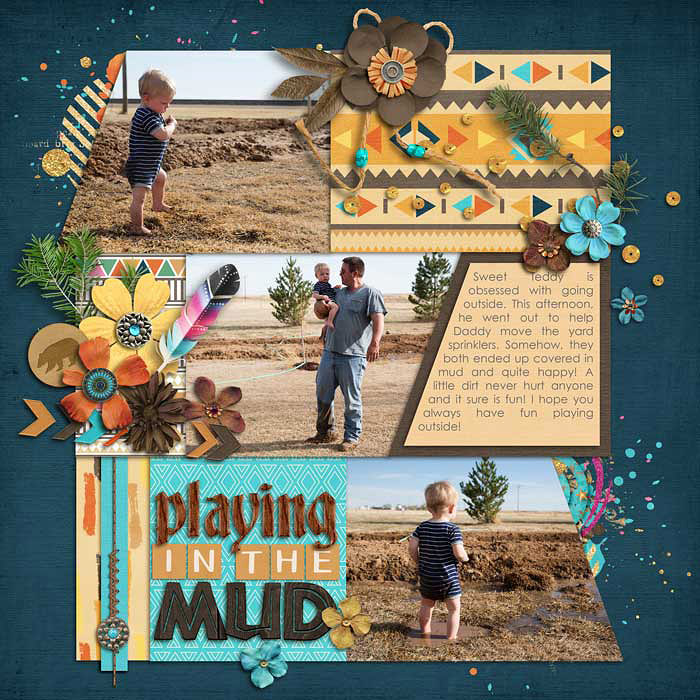 Playing in the Mud (left)
