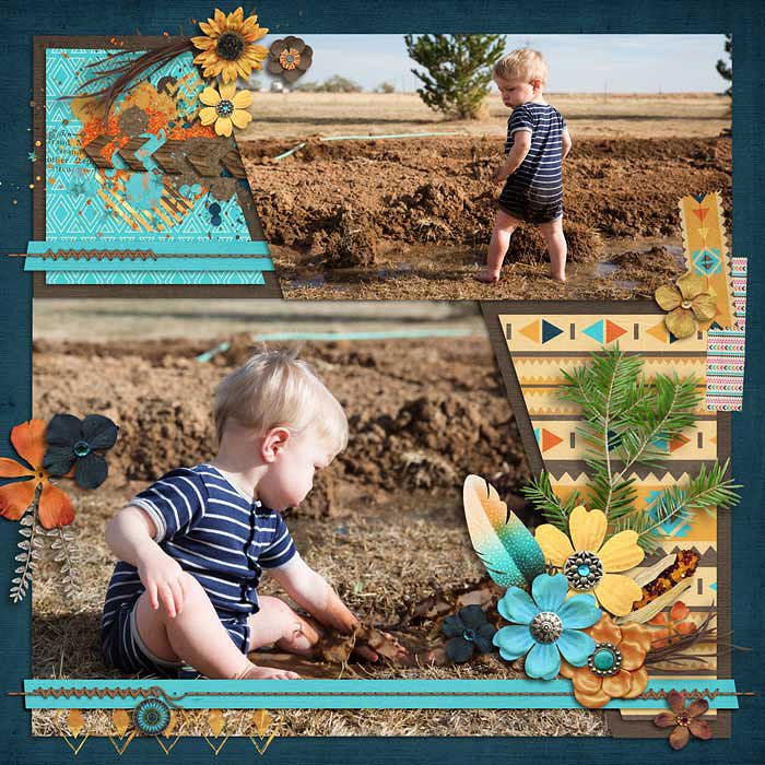 Playing in the Mud (right)