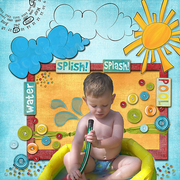 Playing in the pool