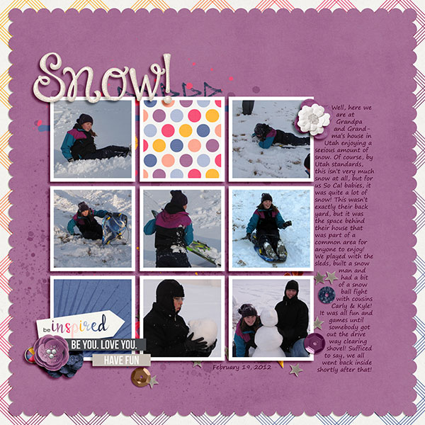 Playing in the Snow