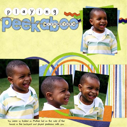 Playing Peek A Boo