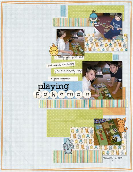 Playing Pokemon