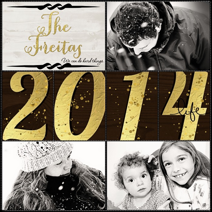 Pocket Scrapbooking 2014 - Title Page