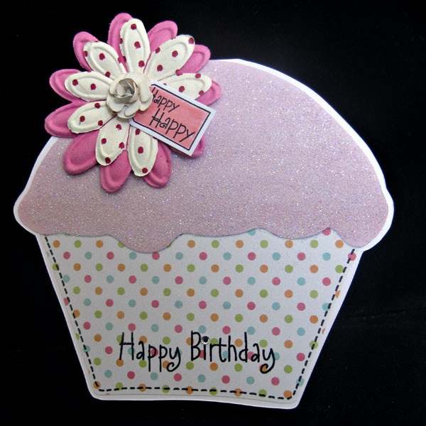 Polka Dot Cupcake