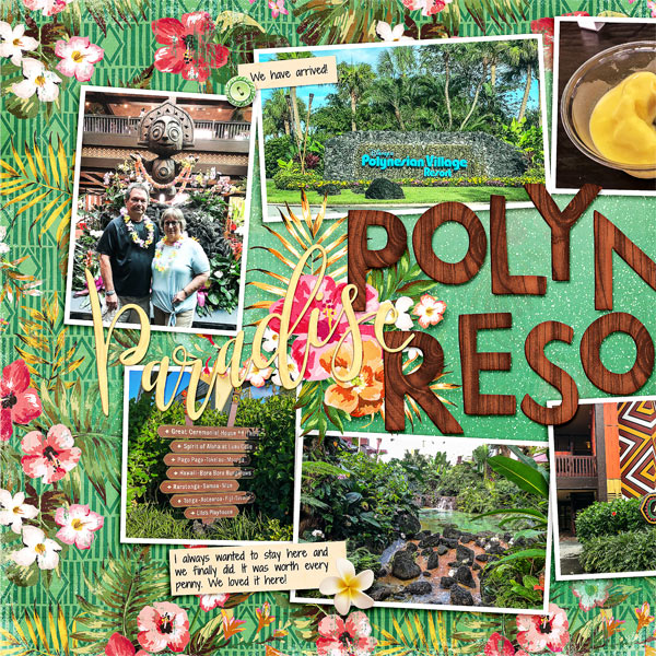 Polynesian Resort, left