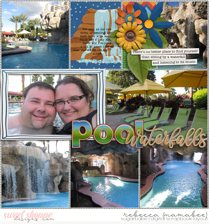 pool waterfalls
