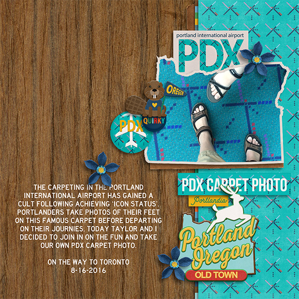 Portland's Famous Airport Carpet - Oregon