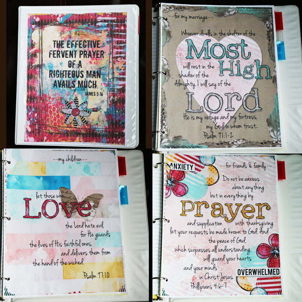 Prayer notebook