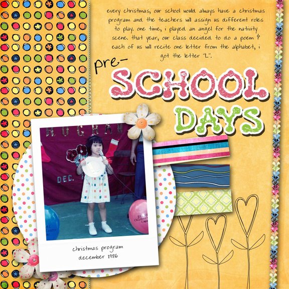 pre-school days