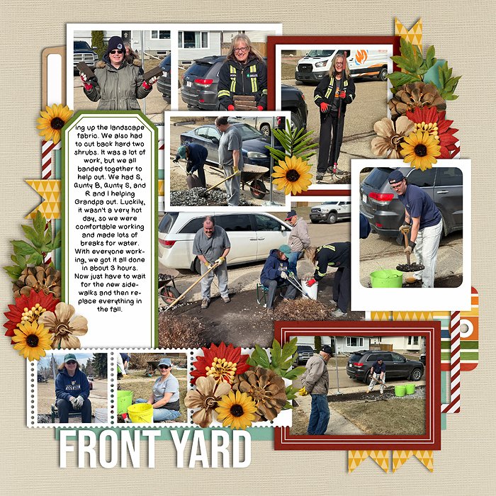 Preparing the Front Yard (right)