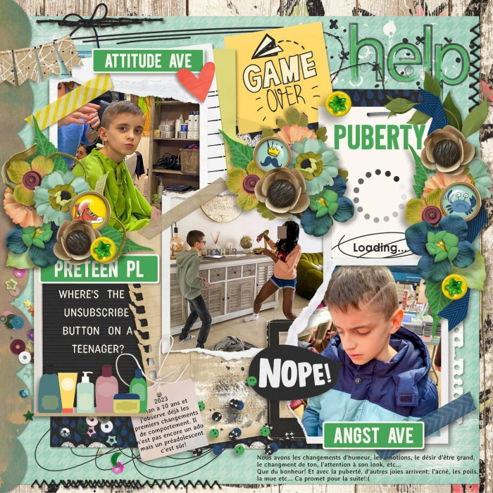Preteen boy