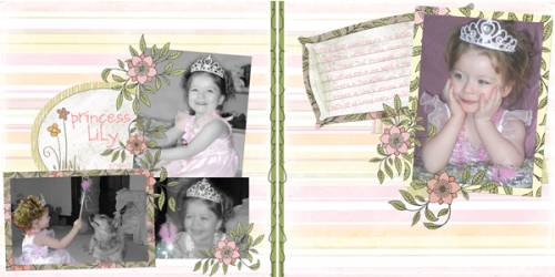 Princess Lily - 2 page layout