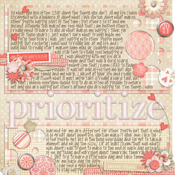 prioritize