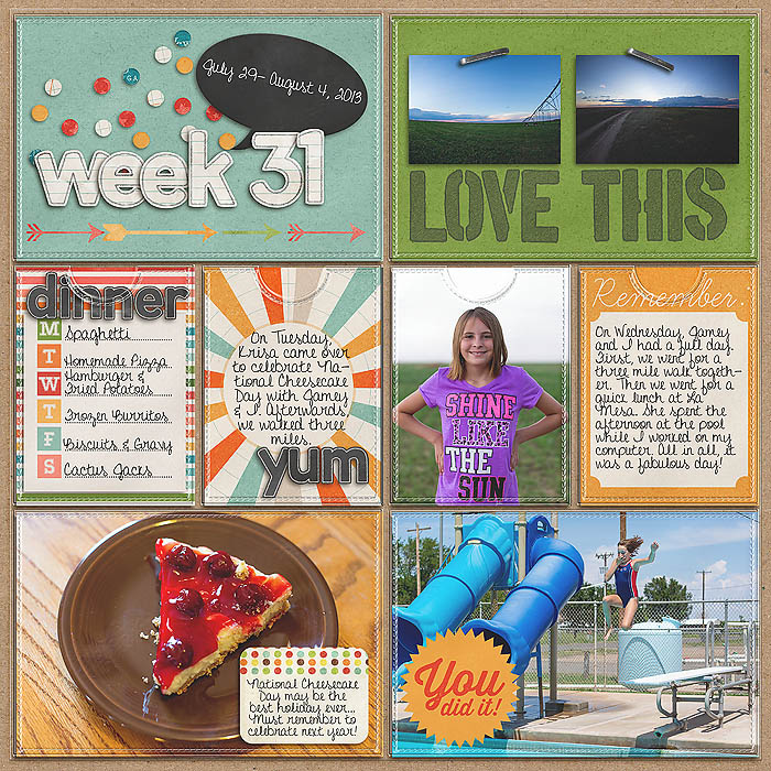Project 2013- Week 31 (left)