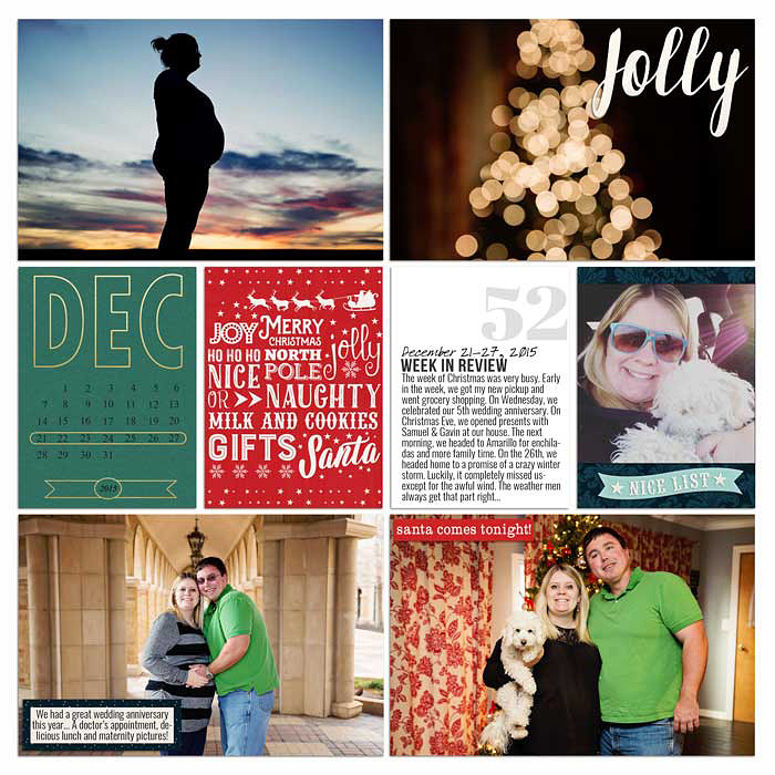 Project 2015- Week 52 (left)