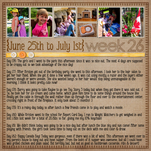 Project 365 Week 26