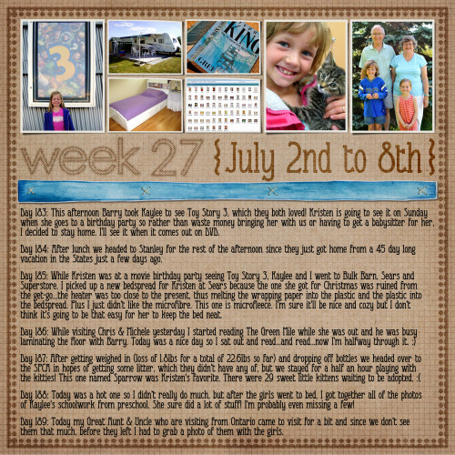 Project 365 Week 27