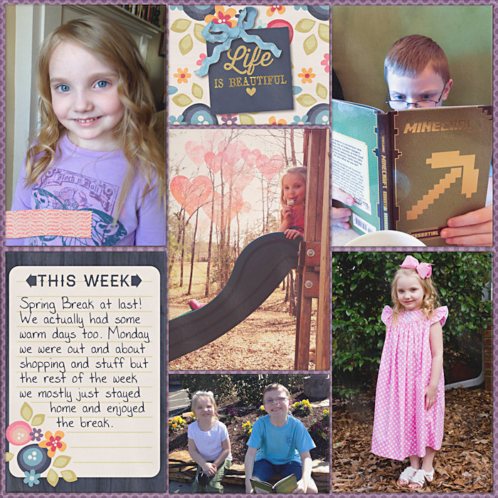 Project Life 2014 Week 11 Right