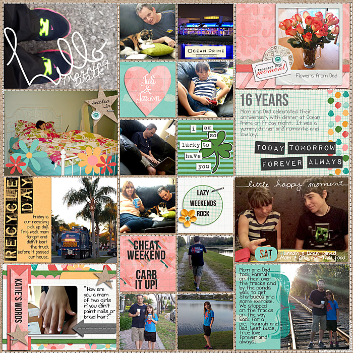 Project Life 2014 - Week 11 Right