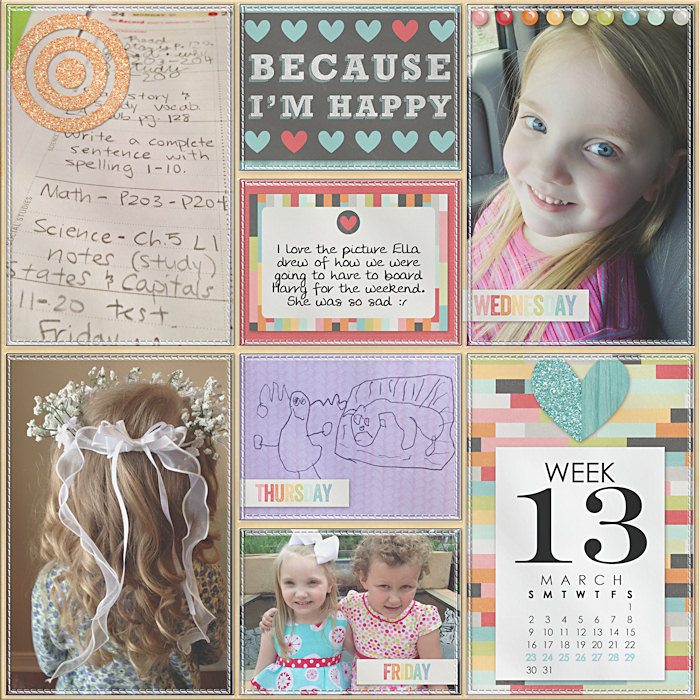 Project Life 2014 Week 13 Right