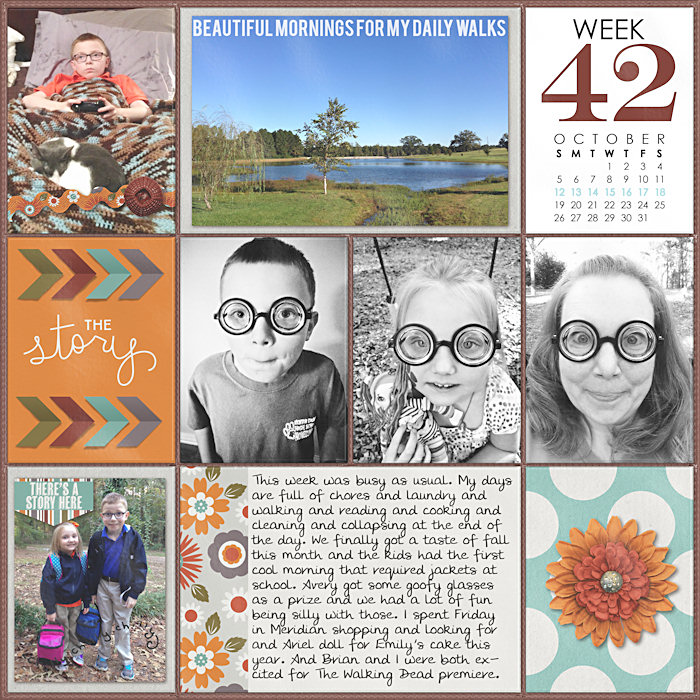 Project Life 2014 Week 42 Right