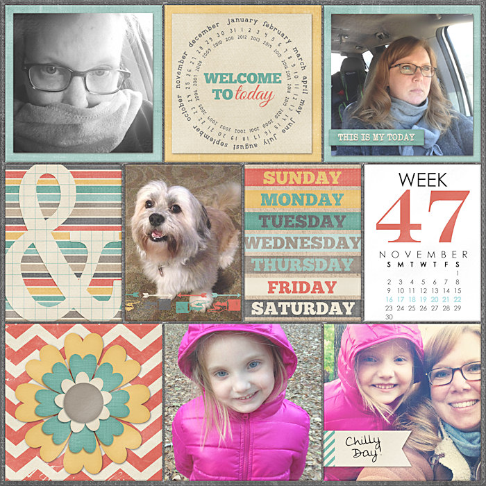 Project Life 2014 Week 47 Left