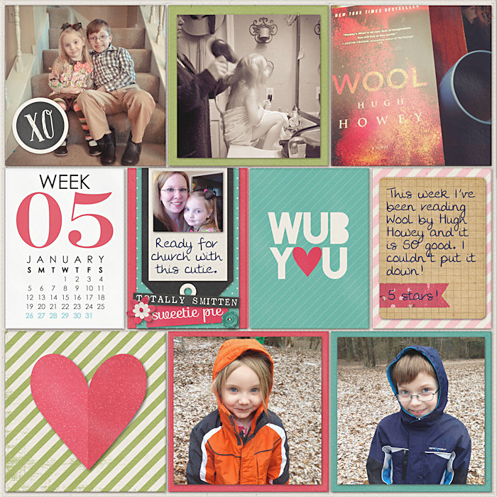 Project Life 2014 Week 5 Left