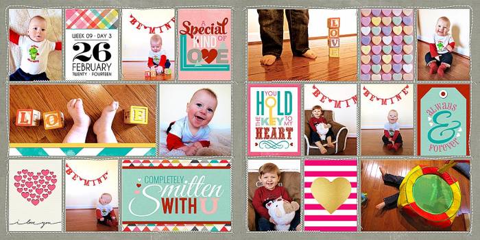 Project Life 2014 (Week 9, Day 3): Valentine's Photo Shoot
