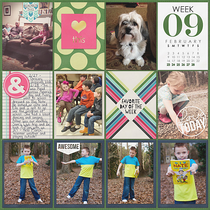 Project Life 2014 Week 9 Right
