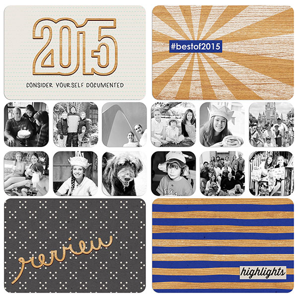 Project Life 2015 - Last Page